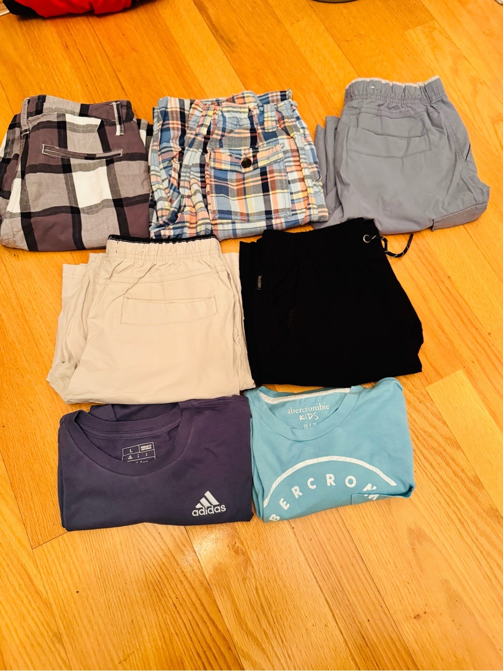 Bundle of shorts and t-shirts